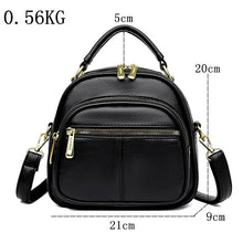 Load image into Gallery viewer, Luxury multifunction Backpack Women High quality Leather Tote Casual Large Shoulder Crossbody Bags a152