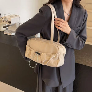 Small Cloth Shoulder Bags for Women 2024 Fashion Lady Travel Handbag Female Travel Shopper Shopping Tote Bag