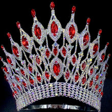 Cargar imagen en el visor de la galería, Luxury Miss Universe Wedding Crown Queen Rhinestone Tiara Party Hair Jewelry y97