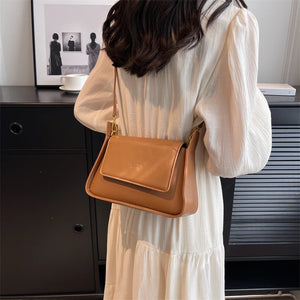 Vintage Small PU Leather Shoulder Bags for Women Trendy Crossbody Bag z20