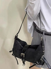 Charger l&#39;image dans la galerie, Silver Leather Crossbody Bags for Women Luxury Y2k Fashion Shoulder Bag