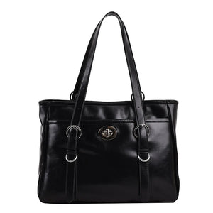 Fashion PU Leather Tote Bags for Women Trendy Shoulder Bag Casual Handbag e10