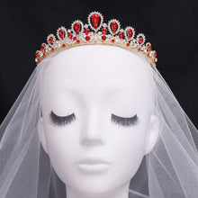 Load image into Gallery viewer, Fashion Forest Crystal Tiaras Crowns Queen Princess Wedding Hair Accessories bc52 - www.eufashionbags.com