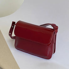 画像をギャラリービューアに読み込む, Luxury Patent Leather Women Small Bag Square Crossbody Bag Casual Purse