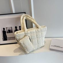 Cargar imagen en el visor de la galería, Fashion Padded Shoulder Bag for Women Trendy Winter Handbags Tote Purse l27 - www.eufashionbags.com