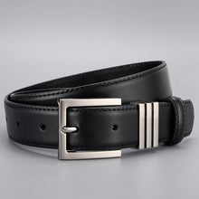 Carica l&#39;immagine nel visualizzatore di Gallery, Luxury Cowskin Leather Women Belt Top Quality Genuine Leather Jeans Black Belts