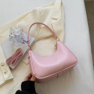 Pink Shoulder Bag for Women Small Leather Crossbody Bags l57 - www.eufashionbags.com