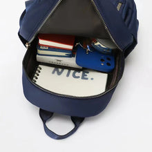 Laden Sie das Bild in den Galerie-Viewer, Nylon Travel Backpack Women‘s School Bags for Girls Anti-theft Small Shoulder Bag w112