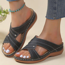 Load image into Gallery viewer, Soft Bottom Summer Women Sandals Luxury Low Heels Slippers Footwear - www.eufashionbags.com
