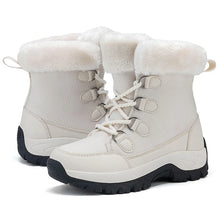 Carica l&#39;immagine nel visualizzatore di Gallery, Couples Ankle Boots Warm Plush Platform Shoes for Women Snow Boots x60