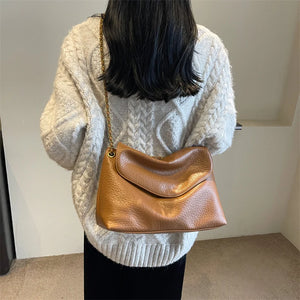 Retro PU Leather Crossbody Bags for Women 2023 Winter Chain Shoulder Bag s11