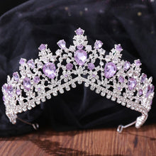 Load image into Gallery viewer, Vintage Baroque Crystal Tiaras Crown Diadem Headbands Wedding Hair Accessories bc30 - www.eufashionbags.com