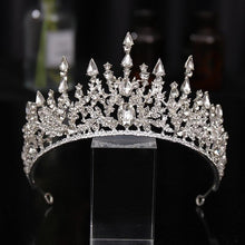 Charger l&#39;image dans la galerie, Luxury Crystal Wedding Headpiece Rhinestone Crown Hair Accessories bc22 - www.eufashionbags.com