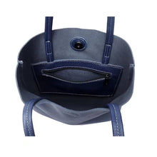 Cargar imagen en el visor de la galería, Genuine Leather Women&#39;s Bag Japanese Bucket Handbag Simple Retro Soft First Layer Cowhide Tote