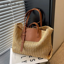 Load image into Gallery viewer, Bohemia Women Weave Big Straw Tote Bag Travel Beach Bags Handmade Handbag