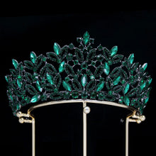 画像をギャラリービューアに読み込む, Luxury Crystal Bridal Tiaras Queen Crowns For Women Wedding Hair Accessories a37
