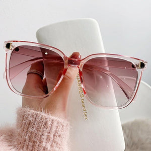 Fashion Oversized Sunglasses Women Vintage Square Sun Glasses - www.eufashionbags.com