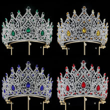 Charger l&#39;image dans la galerie, Luxury Miss Rhinestone Wedding Crown Tiaras Queen Princess Headpiece y102