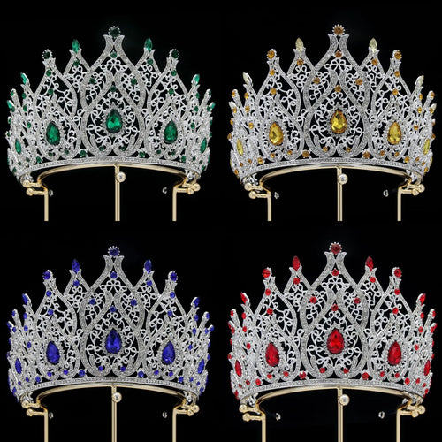 Luxury Miss Rhinestone Wedding Crown Tiaras Queen Princess Headpiece y102