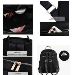 Fashion Women Backpack Urban Casual Knapsack Travel Nylon Waterproof Lightweight Bag a21
