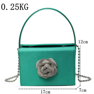 Luxury Rhinestone Evening Bag Women Clutch Shoulder Crossbody Bag Purse a187