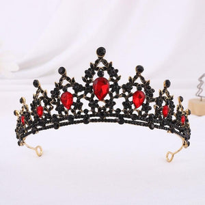 Trendy Crystal Rhinestone Tiaras Crown Wedding Hair Jewelry Bridal Queen Princess Pageant Diadem - www.eufashionbags.com