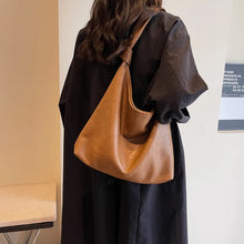 Load image into Gallery viewer, 2 Pcs/set Retro Fashion Leather Tote Bag for Women Large Shoulder Bag z85