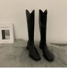 Load image into Gallery viewer, Fashion Winter Women Long Boots Pointed Toe Knee High Boots h05