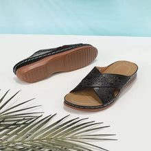 画像をギャラリービューアに読み込む, Summer Women Wedge Sandals Premium Orthopedic Open Toe Sandals Vintage Anti-slip Leather Casual Female Platform Retro Shoes