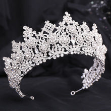Load image into Gallery viewer, Luxury Big Forest Full Rhinestone Crown Crystal Wedding Tiara Hair Accessories b21