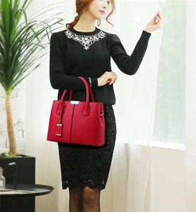 New Fashion Female Shoulder Bag Leather Handbags Luxury Crossbody Messenger Bags Top-handle Bags