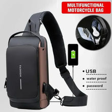 Load image into Gallery viewer, Men Anti Theft Chest Bag Shoulder Bags USB Charging Crossbody Package School Short Trip Messengers Bags a24