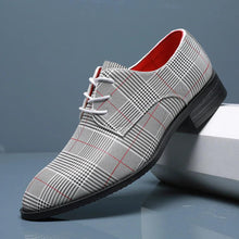 Load image into Gallery viewer, Fashion Men Business Shoes Pointed Toe Lace-Up Formal Wedding Shoes Plus Size 38-48 - www.eufashionbags.com