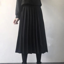 Load image into Gallery viewer, Pleated Skirts Women S-5XL Vintage Young basic Leisure Korean All-match Spring High Waist