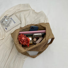 Charger l&#39;image dans la galerie, Summer Women Weave Straw Shoulder Bag 2024 Fashion New Travel Big Beach Underarm Bags Lady High-capacity Handbags