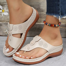Load image into Gallery viewer, Women Orthopedic Wedge Heels Summer Sandals Beach Flip Flops Slippers Shoes