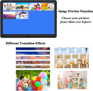 10 inch Screen LED Backlight HD IPS 1280*800 Digital Photo Frame Electronic Album Picture Music Movie Full Function Good Gift