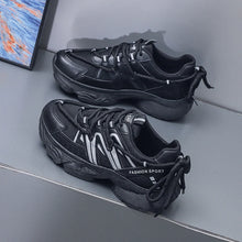Charger l&#39;image dans la galerie, Mesh Casual Platform Sneakers Sports Shoes for Women Lace Up Sports Shoes  x49