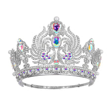 Carica l&#39;immagine nel visualizzatore di Gallery, Luxury Wedding Crown Baroque Zircon Tiaras Headwear Queen Pageant Hair Jewelry y96