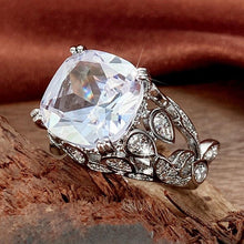 Load image into Gallery viewer, Luxury Square CZ Rings for Women Wedding Jewelry Gift hr63 - www.eufashionbags.com