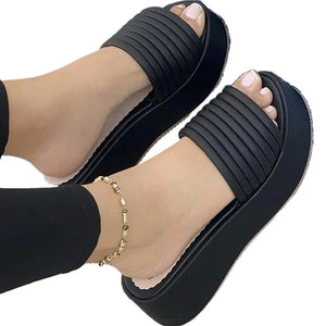 Women Sandals Platform Sandals With Heels Summer Shoes Women Heels Slippers Zapatos Mujeres Platform Shoes Heeled Sandals