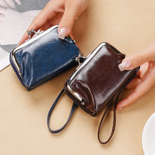 画像をギャラリービューアに読み込む, Small Compact PU Leather Women Wallet Vintage Card Holder Coin Purse w172