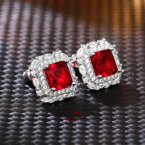 Shinning Engagement Stud Earrings Ceremony Accessories Women Daily Wearable Accessories
