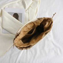 Charger l&#39;image dans la galerie, Summer Straw Bag For Women Wooden Handle Beach Bag Braided Handmade Handbag Bohemia Style Top-handle Bag