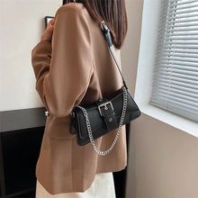 Carica l&#39;immagine nel visualizzatore di Gallery, Luxury Handbag for Women New Multi Color Zipper PU Magnetic Buckle Shoulder Bag