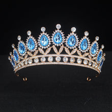 Load image into Gallery viewer, Vintage Crystal Tiara Crown Headbands For Women Wedding Hair Jewelry dc23 - www.eufashionbags.com