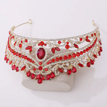 Load image into Gallery viewer, Luxury Crystal Wedding Crowns Tiaras Women Bridal Hair Jewelry a62