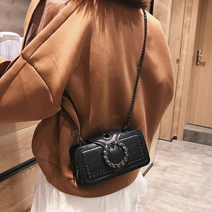 Luxury Handbags For Women Luxury Diamonds Crossbody Bags Vintage Square Bag Tote Casual Brand PU Leather Handbag Ladies Bag