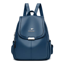 Charger l&#39;image dans la galerie, High Quality Women Backpack PU Leather School Bag Travel Backpack Large Travel Backpack a10