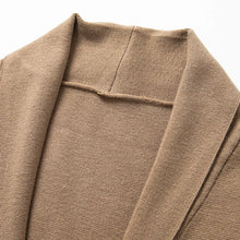 Cargar imagen en el visor de la galería, Korean Cardigan Men&#39;s Sweater Knit Top Male Clothes Black Long Sleeve V-Neck Wweater Oversize Sweater Jacket Men&#39;s Coat S-3XL